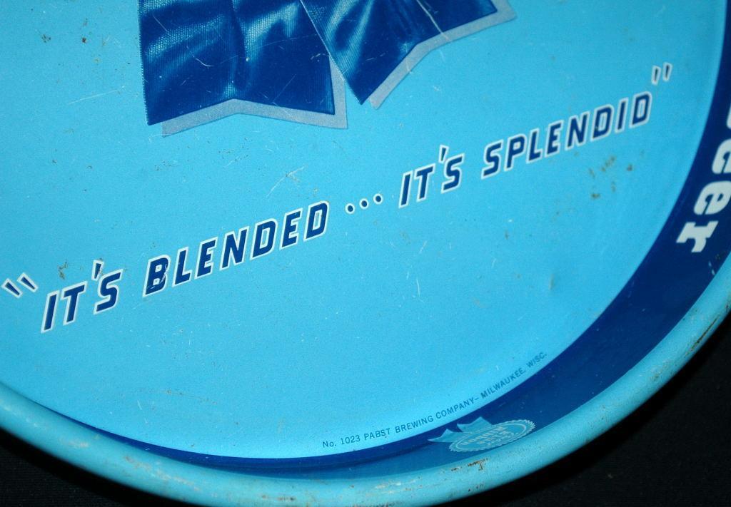 Pabst Blue Ribbon Tip, Bar Tray 1950's
