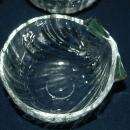9 Shell Dessert Bowls Gold and Color Flash Trim