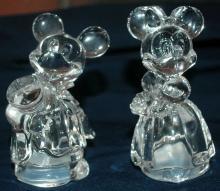 Lenox Mickey & Minnie Wedding Salt & Pepper Set crafted in Germany FREE SHIPPING