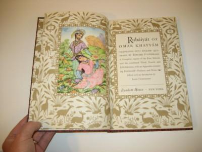 RUBAIYAT OF OMAR KHAYYAM 1947 Random House Book Free Shipping