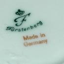 Furstenberg Brunswick Germany Porcelain cream soup bowl with soup plate