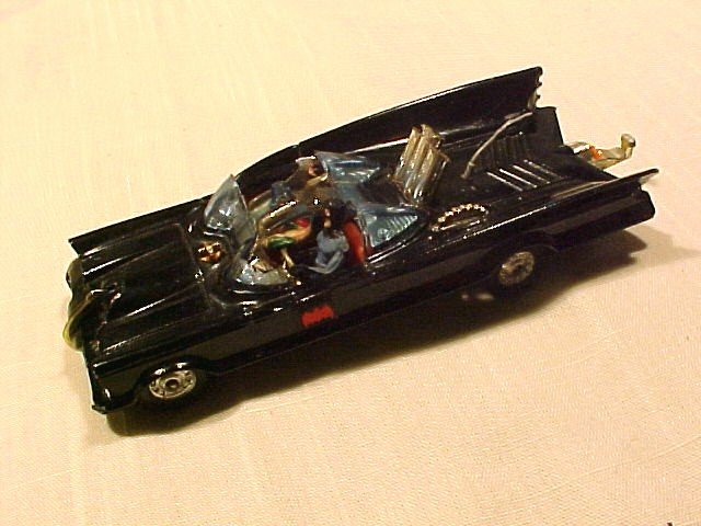 Orig 60's Corgi Batmobile with Batman & Robin