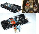 Orig 60's Corgi Batmobile with Batman & Robin