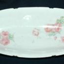LEUCHTENBURG GERMANY PORCELAIN CELERY BOWL ROSE DESIGN