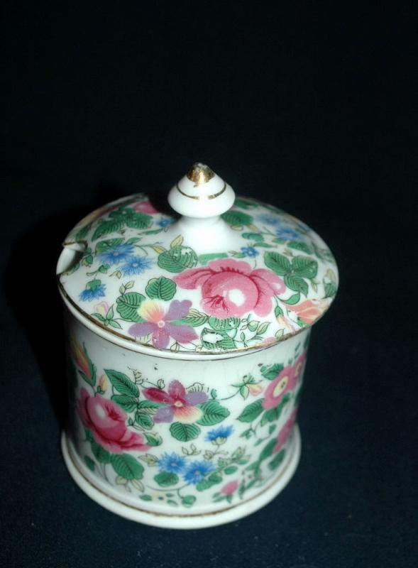 Nasco Imperial China Floral Chinz Jam Jar