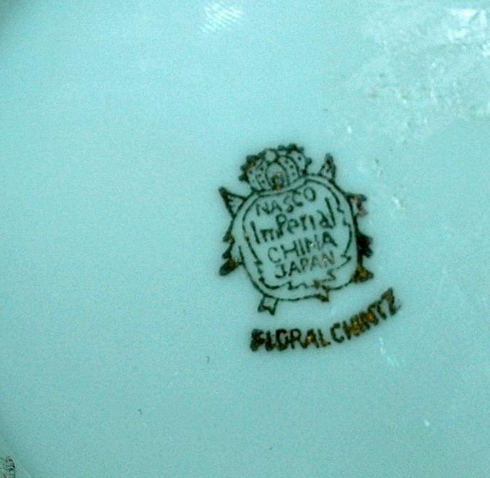 Nasco Imperial China Floral Chinz Jam Jar