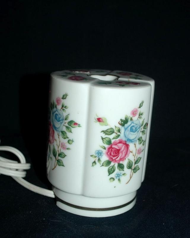 Roses Porcelain Lamp Night-Light