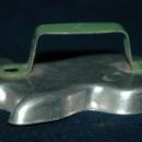 Bunny Rabbit Aluminum Cookie Cutter Green Painted Handle FREE SHIPPING