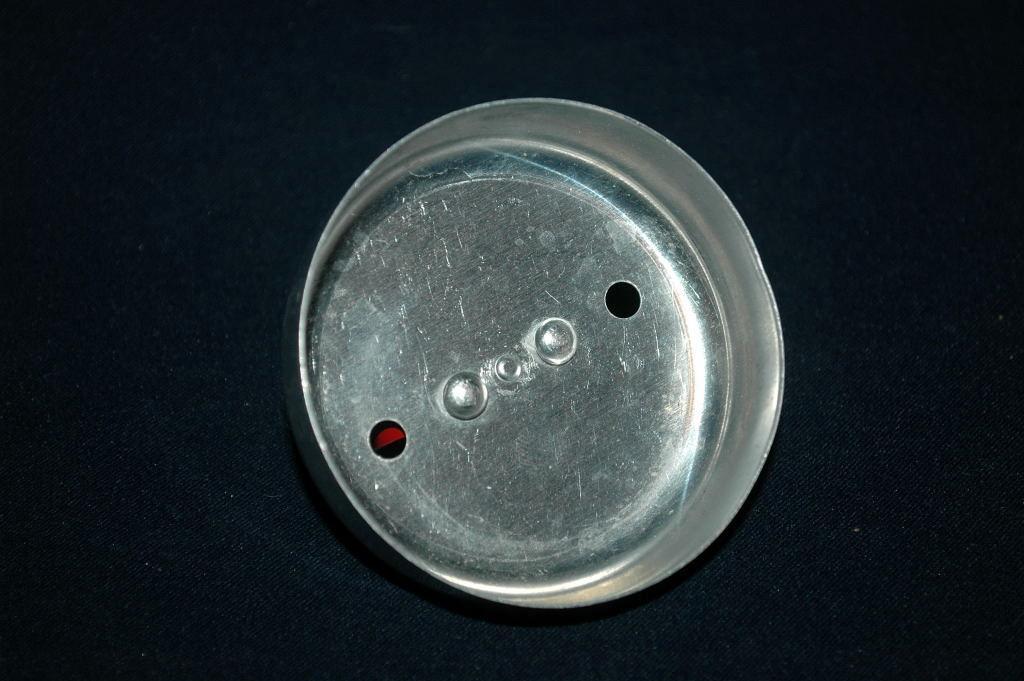 Round Aluminum Biscuit or Cookie Cutter Red Painted Handle FREE SHIPPING