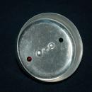Round Aluminum Biscuit or Cookie Cutter Red Painted Handle FREE SHIPPING
