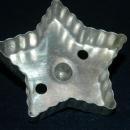 Star Aluminum Cookie Cutter Red Painted Handle FREE SHIPPING