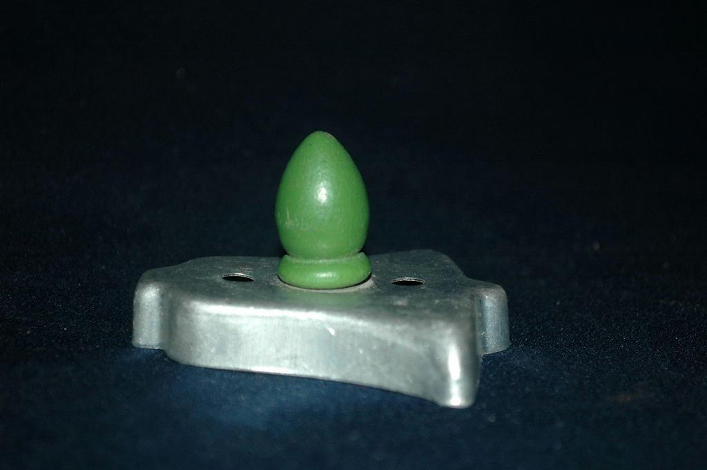 Bell Aluminum Cookie Cutter Green Painted Handle FREE SHIPPING