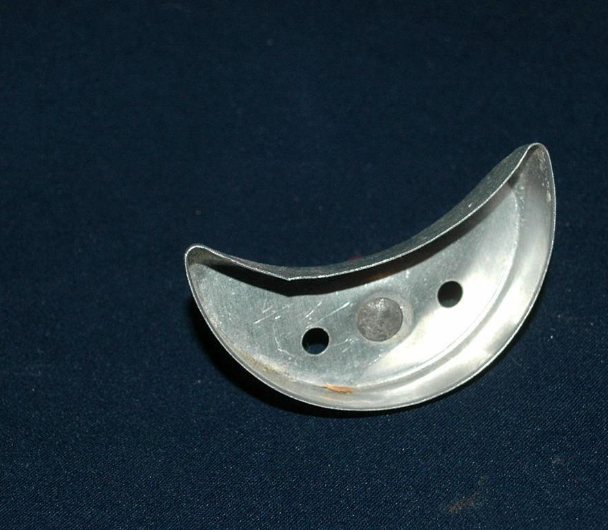 Moon Aluminum Cookie Cutter Red Painted Handle FREE SHIPPING