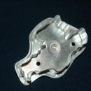 Santa Claus Aluminum Cookie Cutter Green Painted Handle FREE SHIPPING