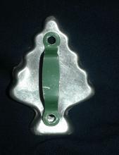Christman Tree Aluminum Cookie Cutter Green Painted Handle FREE SHIPPING