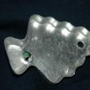 Christman Tree Aluminum Cookie Cutter Green Painted Handle FREE SHIPPING