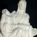 Vintage G. Rugger Alabaster Bianchi Sculpture Pieta Free Shipping