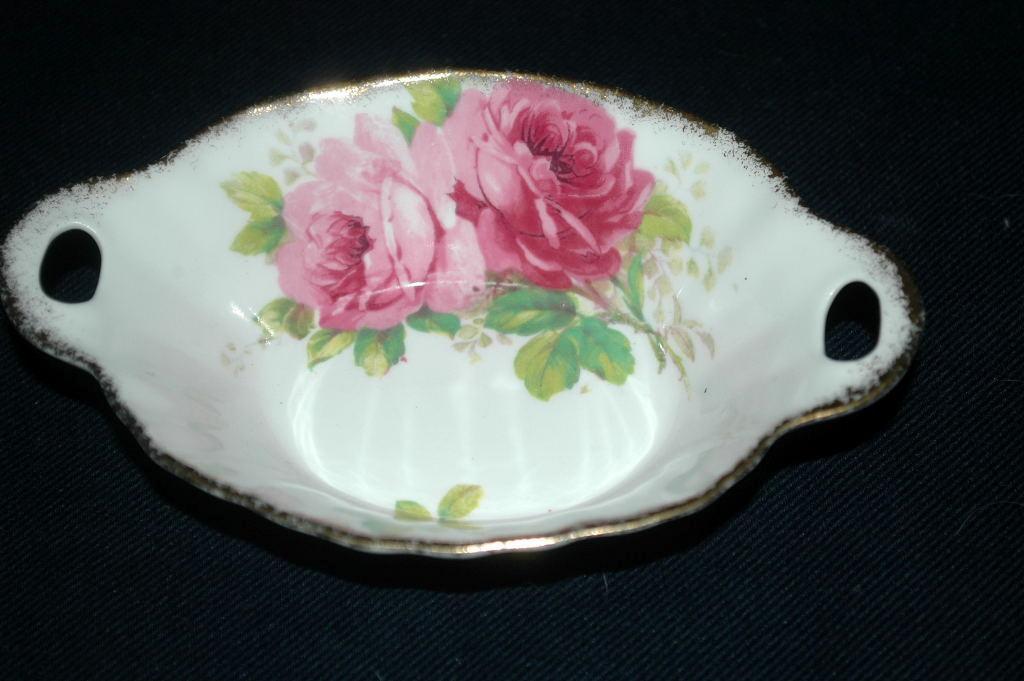 Small Oval Nut Dish Royal Albert American Beauty Free Shipping