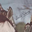 Dale Evans & Horse Buttercup Autographed Color Lithograph 7.5