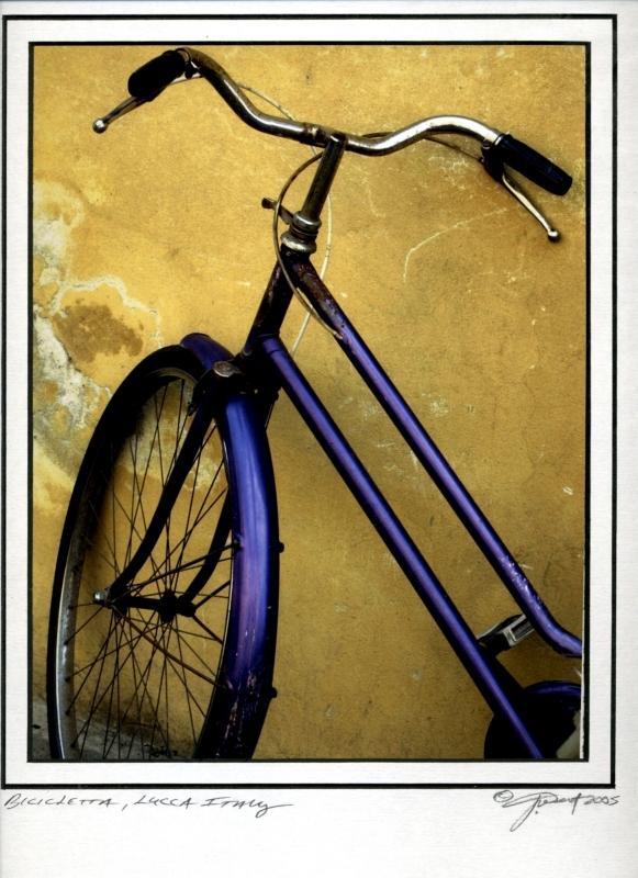 Fine Art Photograph Biciletta, Lucca Italy , Joanne West Photography