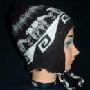 Alpaca Hand Knitted Ear Flap Reversible Hat Free Shipping
