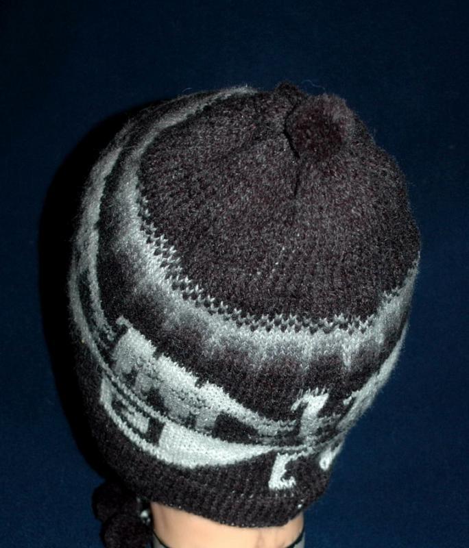 Alpaca Hand Knitted Ear Flap Reversible Hat Free Shipping
