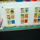 Vintage Fisher Price School House with Play Ground and Little People