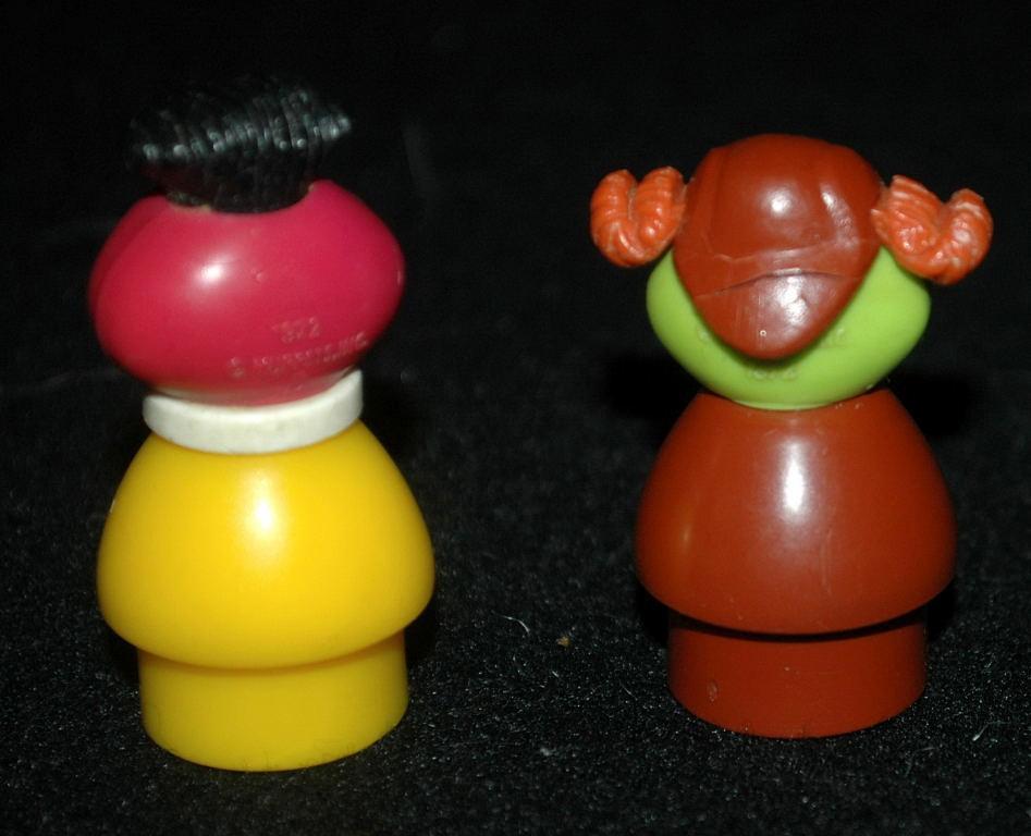 Sesame Street Little People Roosevelt Franklin Sherlock Hemlock 2 Vintage Fisher Price