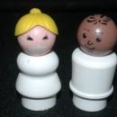 Little People Hospital Nurse & Doctor Vintage Fisher Price Little People
