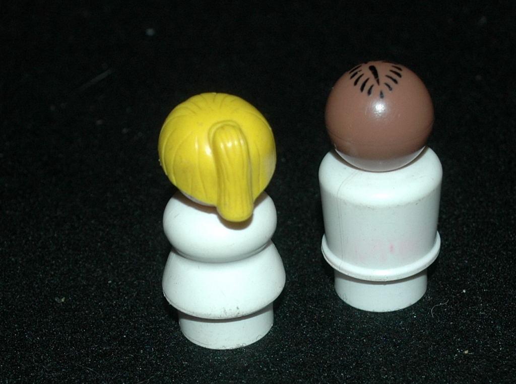 Little People Hospital Nurse & Doctor Vintage Fisher Price Little People