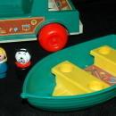 Fisher Price Little People Play Family Camper Set With Boat, Family and Dog