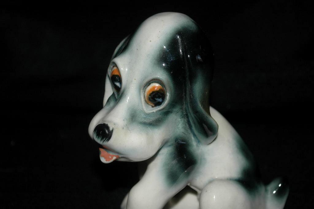 Puppy Dog Figurine, Vintage Made in Japan T