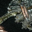 Made in Mexico Hand Crafted Mixed Metal Palm Tree Pin Brooch