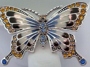 Monet swallowtail butterfly pin