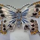 Monet swallowtail butterfly pin