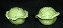 Green Cabbage Salt and Pepper Shakers