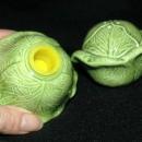 Green Cabbage Salt and Pepper Shakers