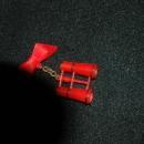 Novelty Red Plastic Binoculars Pin - Free Shipping