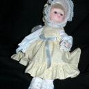 Effanbee doll 1975 #1176 in Bonnet and Yellow Dress