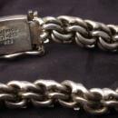 SOLID 925 STERLING SILVER HEAVY & CHUNKY CURB LINK VINTAGE 54 grams