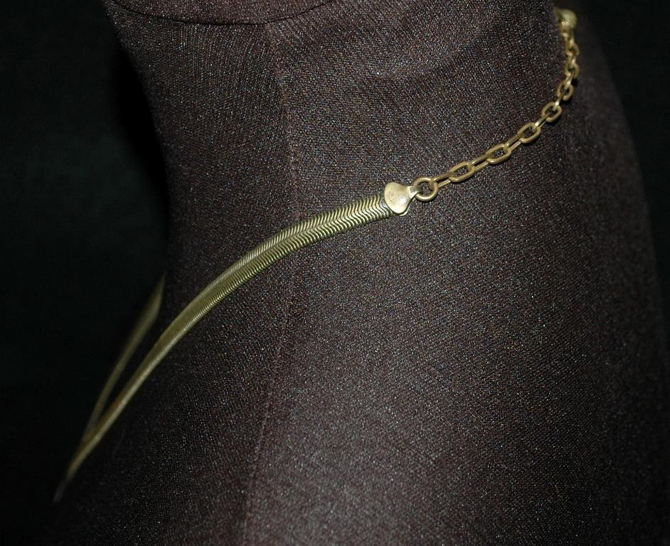 Marjorie Baer S. F. Modernist Mixed Metal Necklace - Hand Wrought