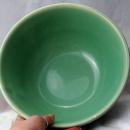 Vintage 1941 USA BAUER POTTERY Co. Large Beehive Ringwear Number 12 Pastel Green Mixing Bowl