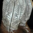 Exotic Nocona Lizard & Leather Cowboy Boots 7.5D ( mens)