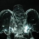Pair of Crystal Angel Candle Holders Princess House Glass