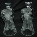 Pair of Crystal Angel Candle Holders
