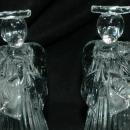 Pair of Crystal Angel Candle Holders