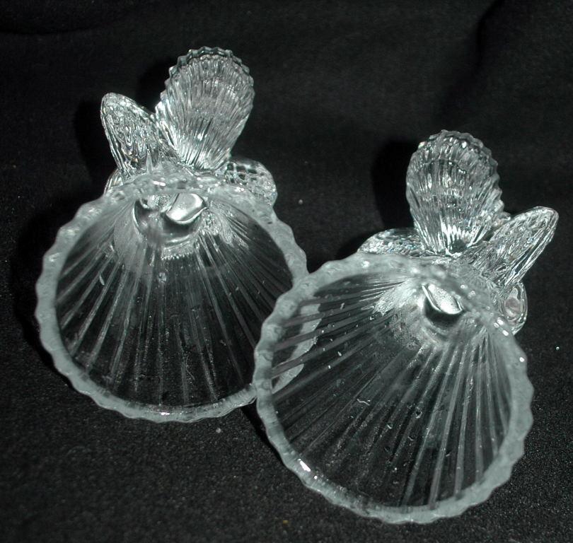Pair of Crystal Angel Candle Holders