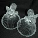 Pair of Crystal Angel Candle Holders
