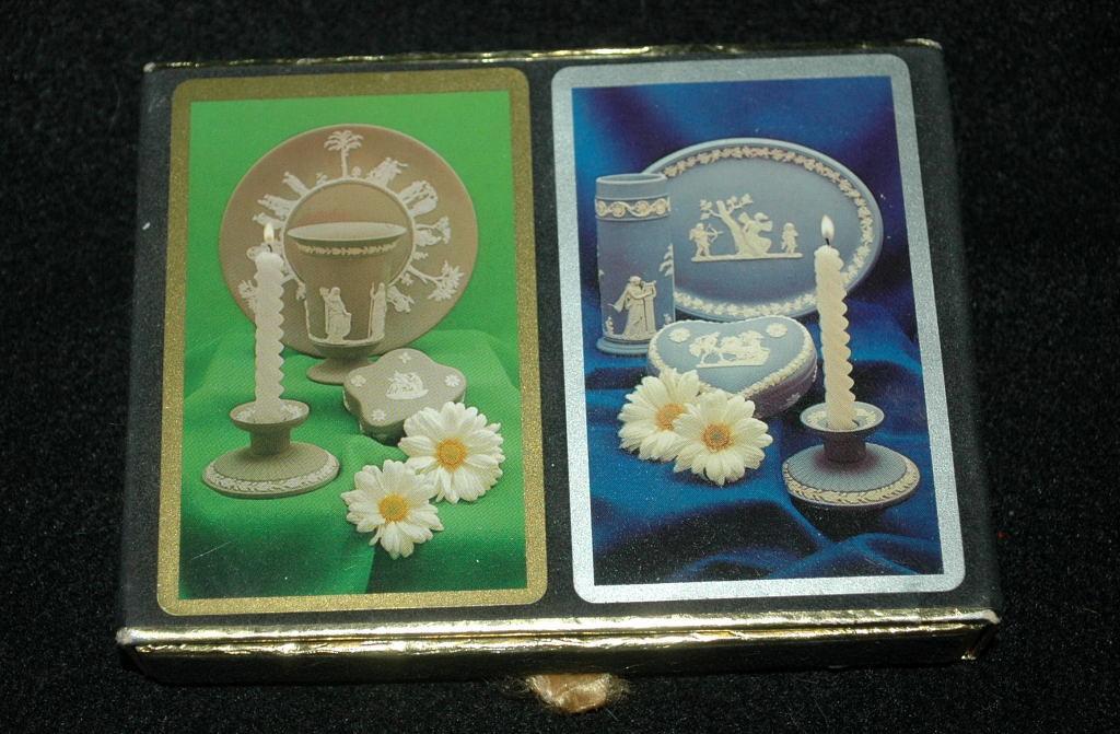 Congress playing cards cel-u- tone finish Ogden Brothers Jasperware