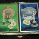 Congress playing cards cel-u- tone finish Ogden Brothers Jasperware